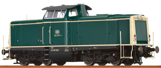Brawa 42847 - German Diesel Locomotive BR 212 of the DB (Sound Decoder) - AC EXTRA