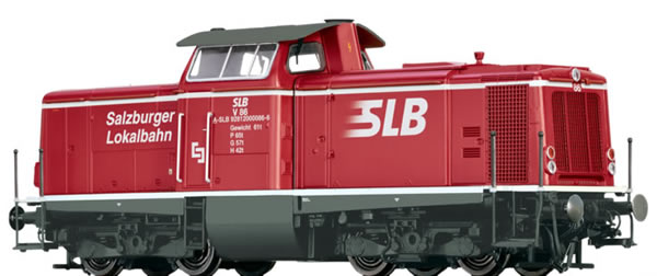 Brawa 42882 - Austrian Diesel Locomotive 211 Salzburger Lokalbahn (DC Digital Extra w/Sound)