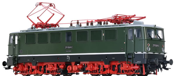 Brawa 43110 - German Electric Locomotive BR 211 of the DR (DC Analog Basic Plus)