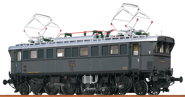 Brawa 43236 - German Electric Locomotive E75 of the DRG (DC Analog Basic Plus)