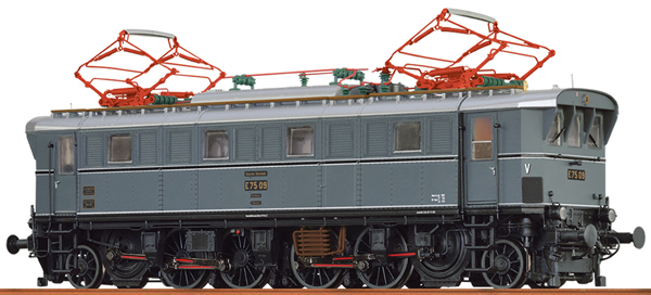 Brawa 43240 - German Electric Locomotive E75 of the DB AG (DC Analog Basic Plus)