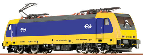 Brawa 43945 - Dutch Electric Locomotive BR186 of the NS - AC Digital EXTRA (Sound Decoder)