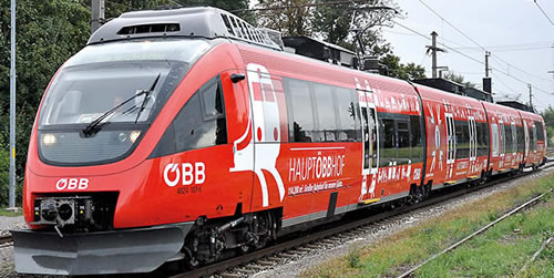 Brawa 44255 - Austrian Electric Railcar Talent BR 4024 of the ÖBB (DCC Sound Decoder)