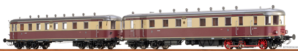 Brawa 44385 - German Diesel Railcar VT137 + VB147 of the DRG (AC Digital Extra w/Sound)