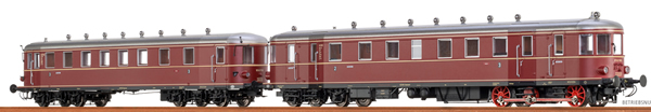 Brawa 44388 - German Diesel Railcar VT62.9 + VB 147 of the DB (DC Digital Extra w/Sound)