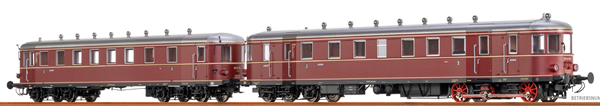Brawa 44389 - German Diesel Railcar VT62.9 + VB 147 of the DB (AC Digital Extra w/Sound)
