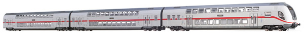 Brawa 44514 - German 3pc TWINDEXX Vario IC-Double-Deck Coaches of the DB AG (AC Digital Extra)