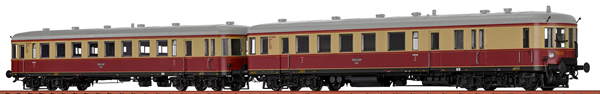 Brawa 44718 - 2pc German Railcar VT137+VS145 of the DRG (DCC Sound Decoder)