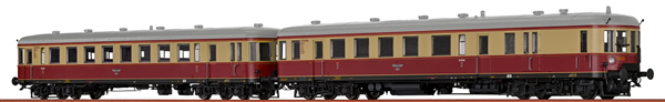Brawa 44719 - 2pc German Railcar VT137+VS145 of the DRG (Sound Decoder)