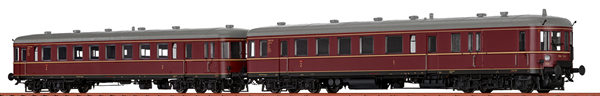 Brawa 44720 - 2pc German Railcar VT 60.5+945 of the DB