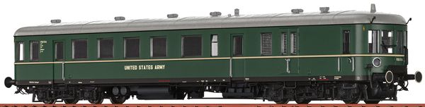 Brawa 44730 - USA Diesel Railcar VT 60.5 US-ARMY DCC Sound Decoder)