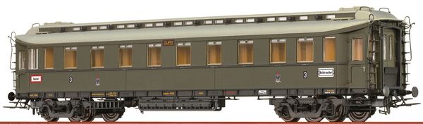 Brawa 45418 - 3rd Class Passenger Coach C4ü Pr 21