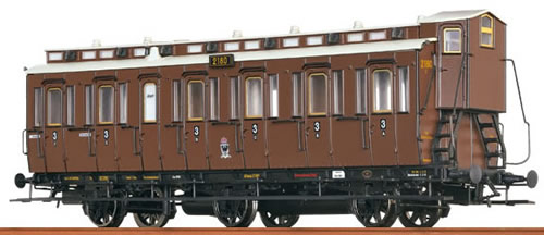 Brawa 45480 - Royal Prussian Compartment Coach C3 of the K.P.E.V.