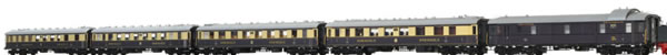 Brawa 45916 - Rheingold Express Train Coach Set DRG, 5-unit 