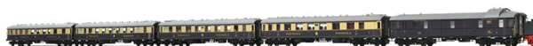 Brawa 45917 - Rheingold Express Train Coach Set DRG, 5-unit 