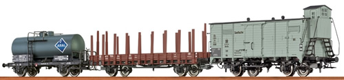 Brawa 45979 - HO Freight Cars Brit US-Zone,