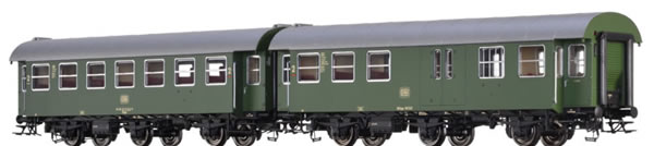 Brawa 46311 - German 2 Piece Passenger Car Set (B3yge/BD3yge) of the DB