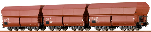 Brawa 47029 - DR H0 Coal Car Set