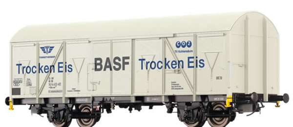 Brawa 47274 - Covered Freight Car Gbs-uv 253 BASF Trocken Eis