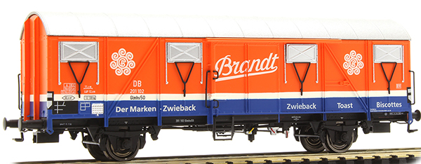 Brawa 47291 - DB Covered Freight Car Glmmhs 50 BRANDT