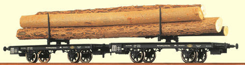 Brawa 47700 - Pair of Log Cars Hmz K.W.St.E.