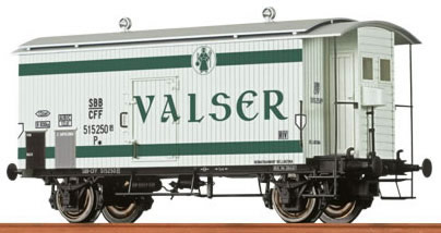 Brawa 47825 - Swiss Covered Freight Car K2 Valser Wasser of the SBB