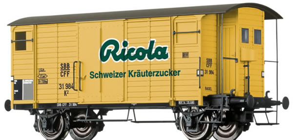Brawa 47862 - Covered Freight Car K2 Ricola