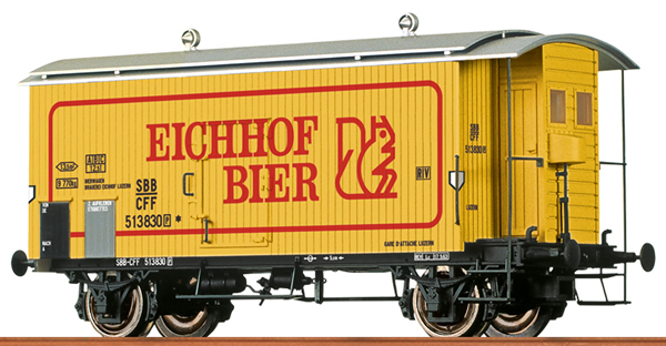 Brawa 47869 - Swiss Beer Car Eichhof of the SBB