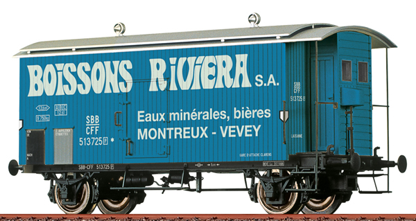 Brawa 47879 - Freight Car K2 Boissons Riviera