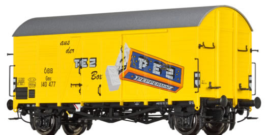 Brawa 47941 - Austrian Covered Goods Wagon Gms 30 PEZ of the OBB