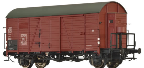 Brawa 47949 - German Covered Goods Wagon Gms 30 Europ of the DB