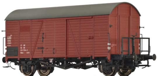 Brawa 47955 - German Covered Goods Wagon Hkms of the DR