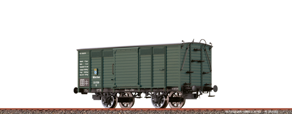 Brawa 48045 - German Covered Freight Car G of the K.Bay.Sts.B