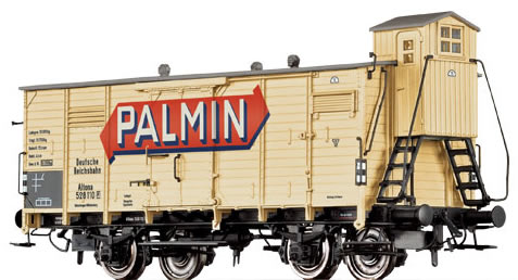Brawa 48248 - Box Car w. Brakemans Cab Palmin