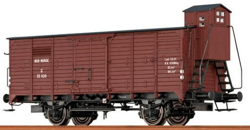 Brawa 48280 - Norwegian Covered Freight Car G 10 of the NSB