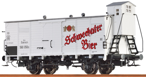 Brawa 48286 - Austrian Covered Freight Car Schwechater Bier BBÖ