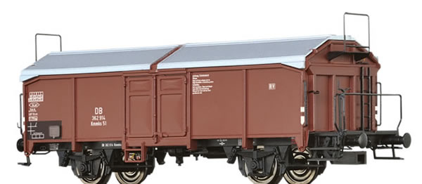Brawa 48634 - German Covered Freight Car Kmmks 51
