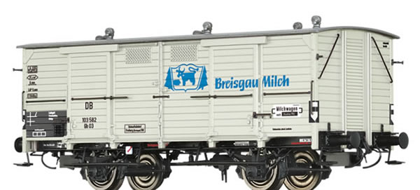 Brawa 48669 - German Covered Freight Car Gh 03 Breisgau Milch