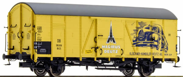 Brawa 48715 - Covered Freight Wagon Glr23 Magirus Deutz