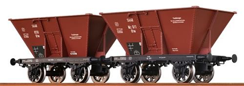 Brawa 48789 - HO Coal Car Saar, III [set of