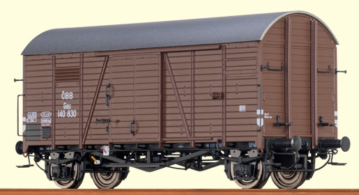 Brawa 48831 - HO Güterwagen Gms ÖBB, III