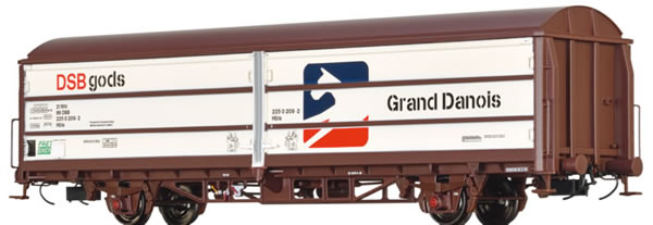 Brawa 48979 - Danish Sliding Wall Freight Car Hbis Grand Danois of the DSB