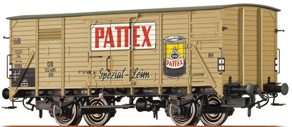 Brawa 49036 - Covered Freight car G10 Pattex