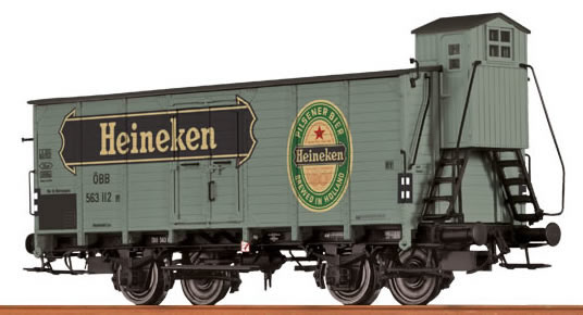 Brawa 49060 - Beer Car “Heineken” ÖBB