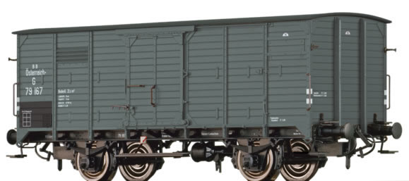 Brawa 49071 - Austrian Covered Goods Wagon G of the BBO