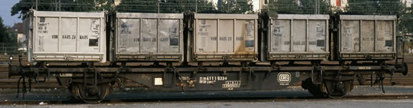 Brawa 49126 - German Container Car Lbs589 Von Haus zu Haus of the DB