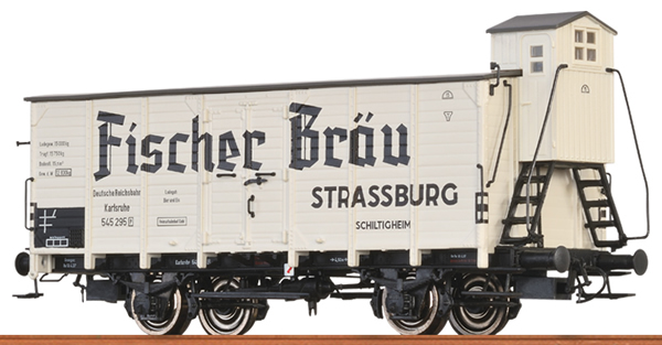 Brawa 49728 - German Beer Car FISCHER BRÄU of the DRG