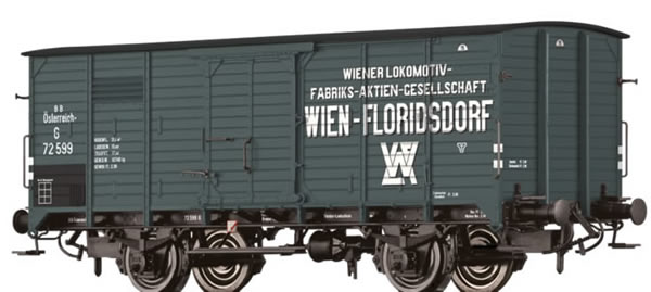 Brawa 49746 - Covered Freight Car G10 Wiener Lokomotivfabrik 