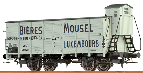 Brawa 49758 - Luxemburgian Beer Car MOUSEL BIERES of the CFL