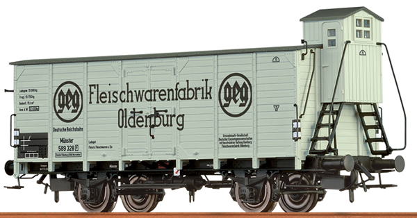Brawa 49768 - German Box Car FLEISCHFABRIK OLDENBURG of the DRG